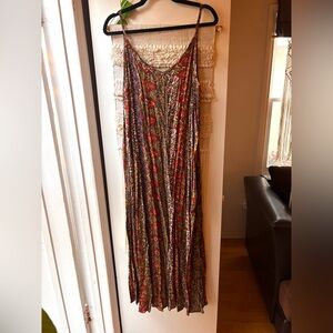NATURAL LIFE Colorful Patterned Maxi Dress- New! Size XL